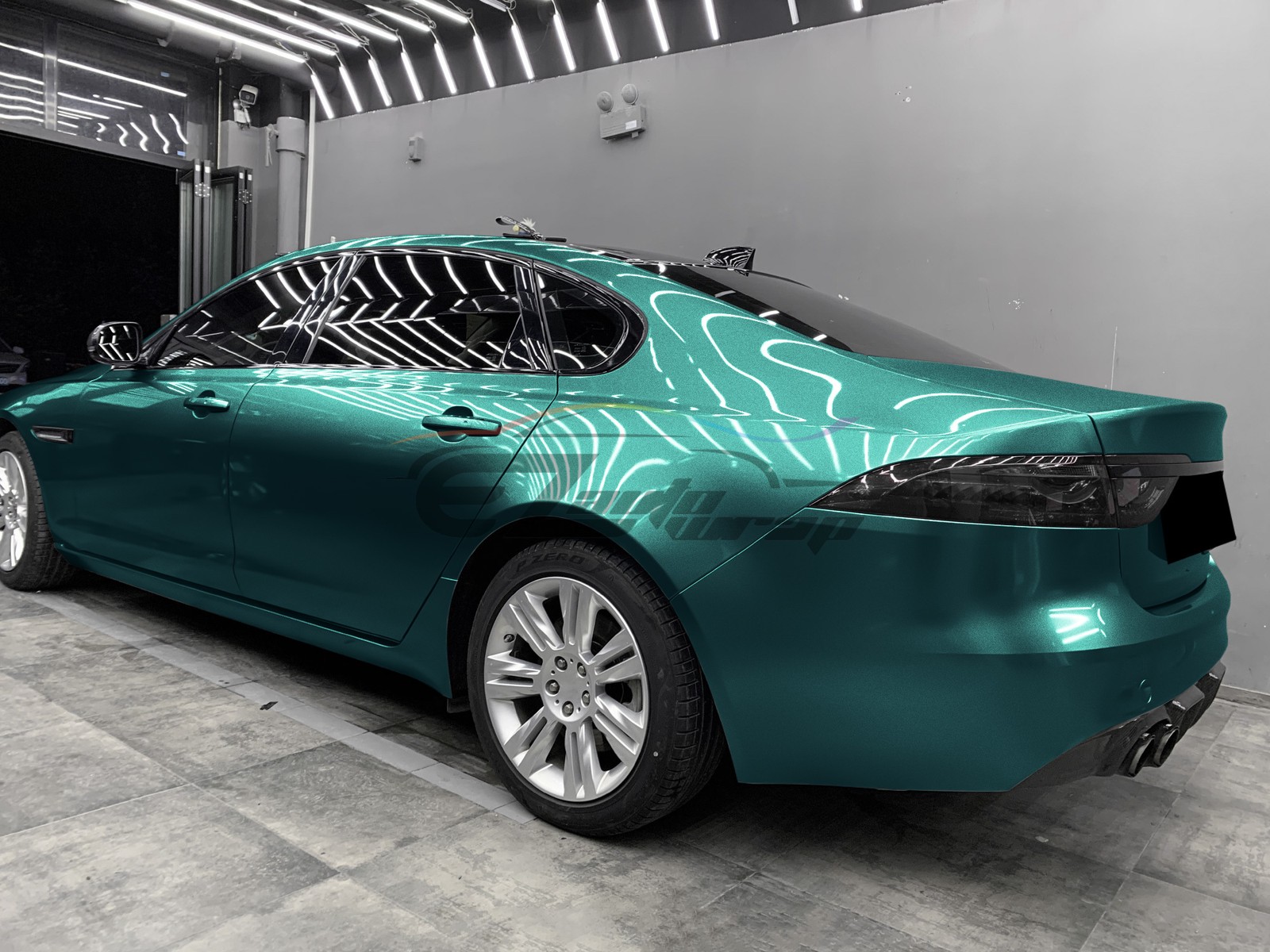 Gloss Metallic Racing Green PPF TPU Paint Protection Film Dry Wet Car Vinyl Wrap