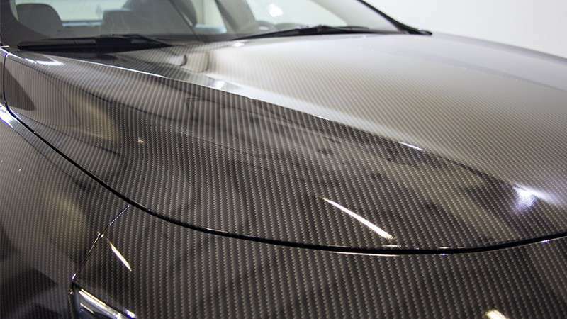 Car Laptop Vinyl Auto Wrap Film Sticker Decal Stardust Matte Black Carbon Fiber