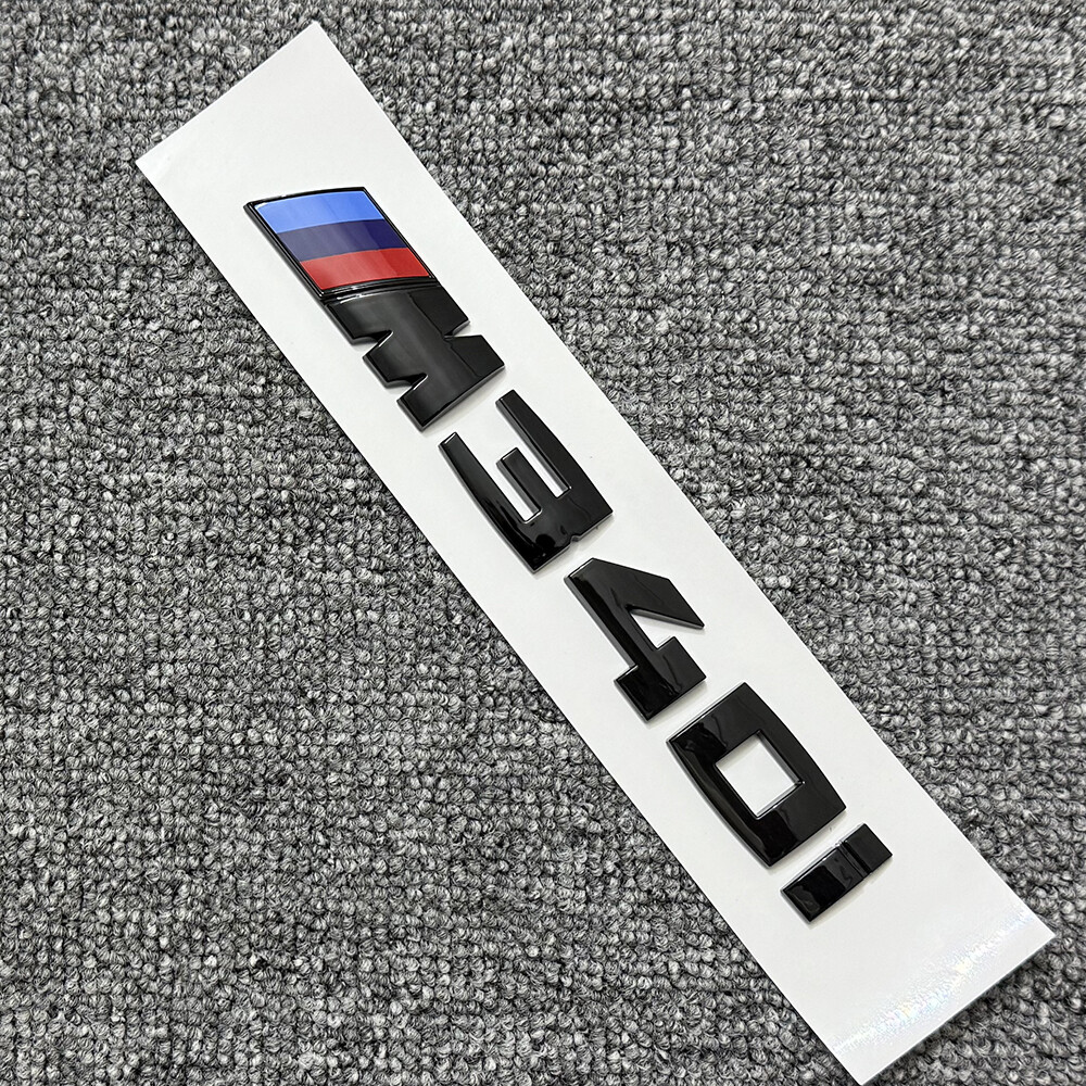 Gloss Black Trunk M Performance Emblem Fit BMW G20 3-Series M340i Sport Badge