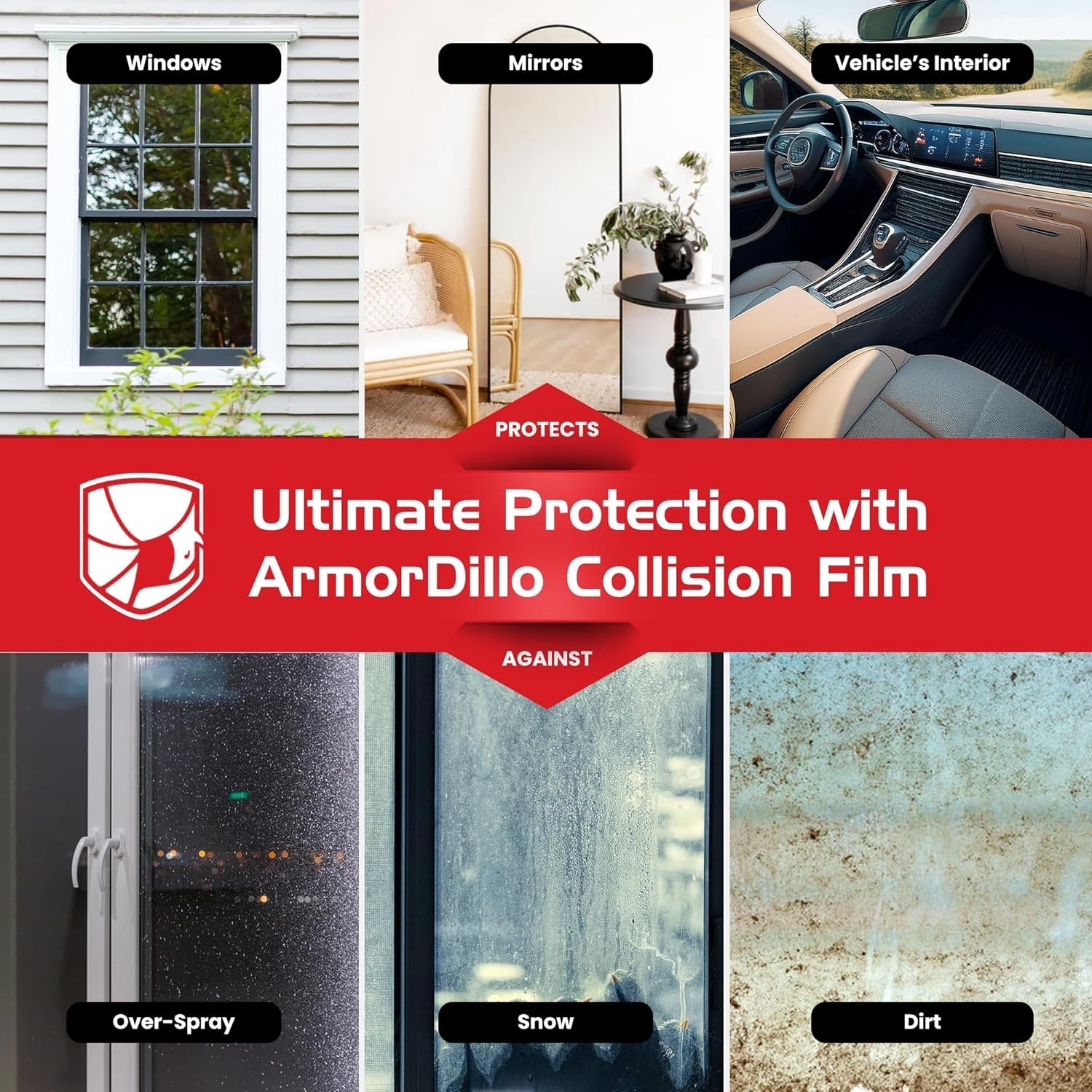 Durable High Tack Collision Wrap 36” x 100ft – 3 Mil Self-Adhesive Protection