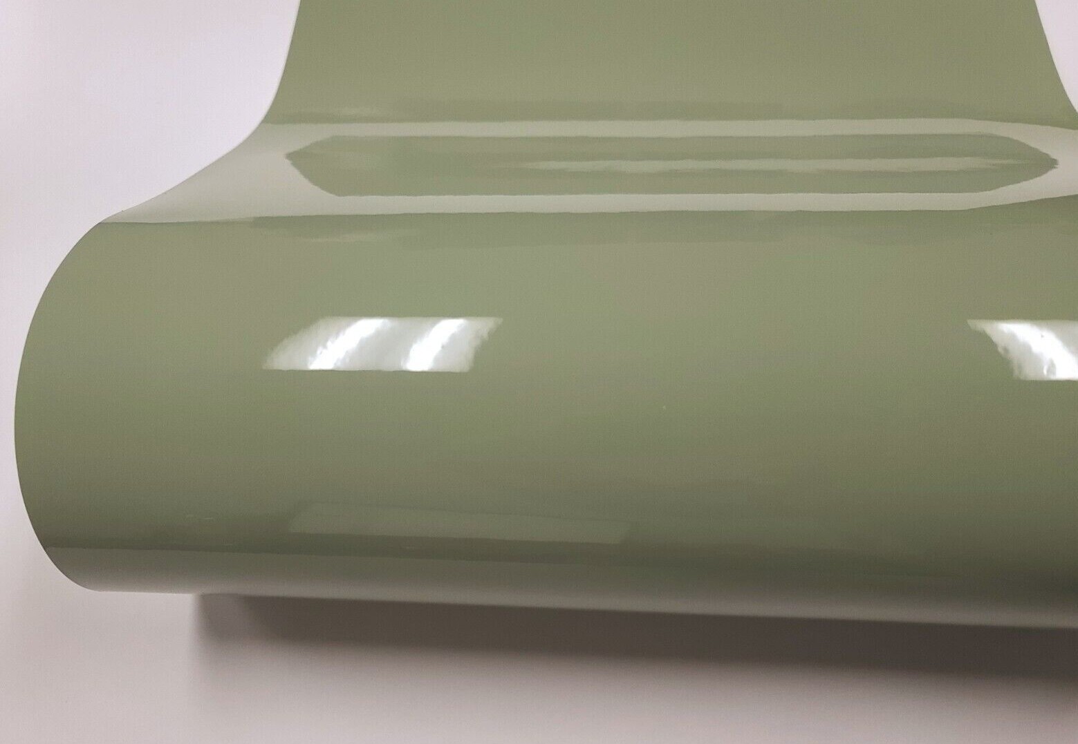 High Gloss Light Green Khaki Vinyl Car Auto Wrap Film Decal Sticker Sheet Roll