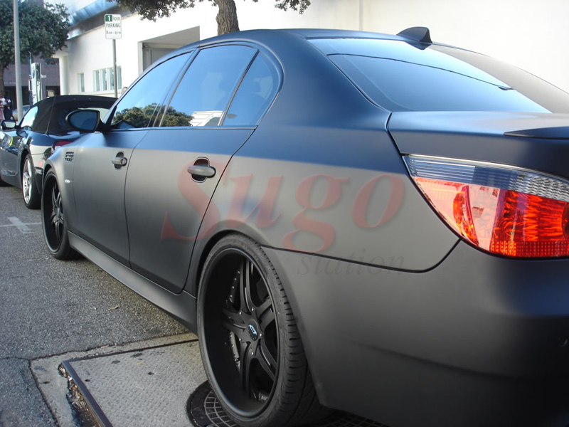 PREMIUM 12″x60″ Matte Flat Black Vinyl Wrap Sticker Decal Paint Protection Film