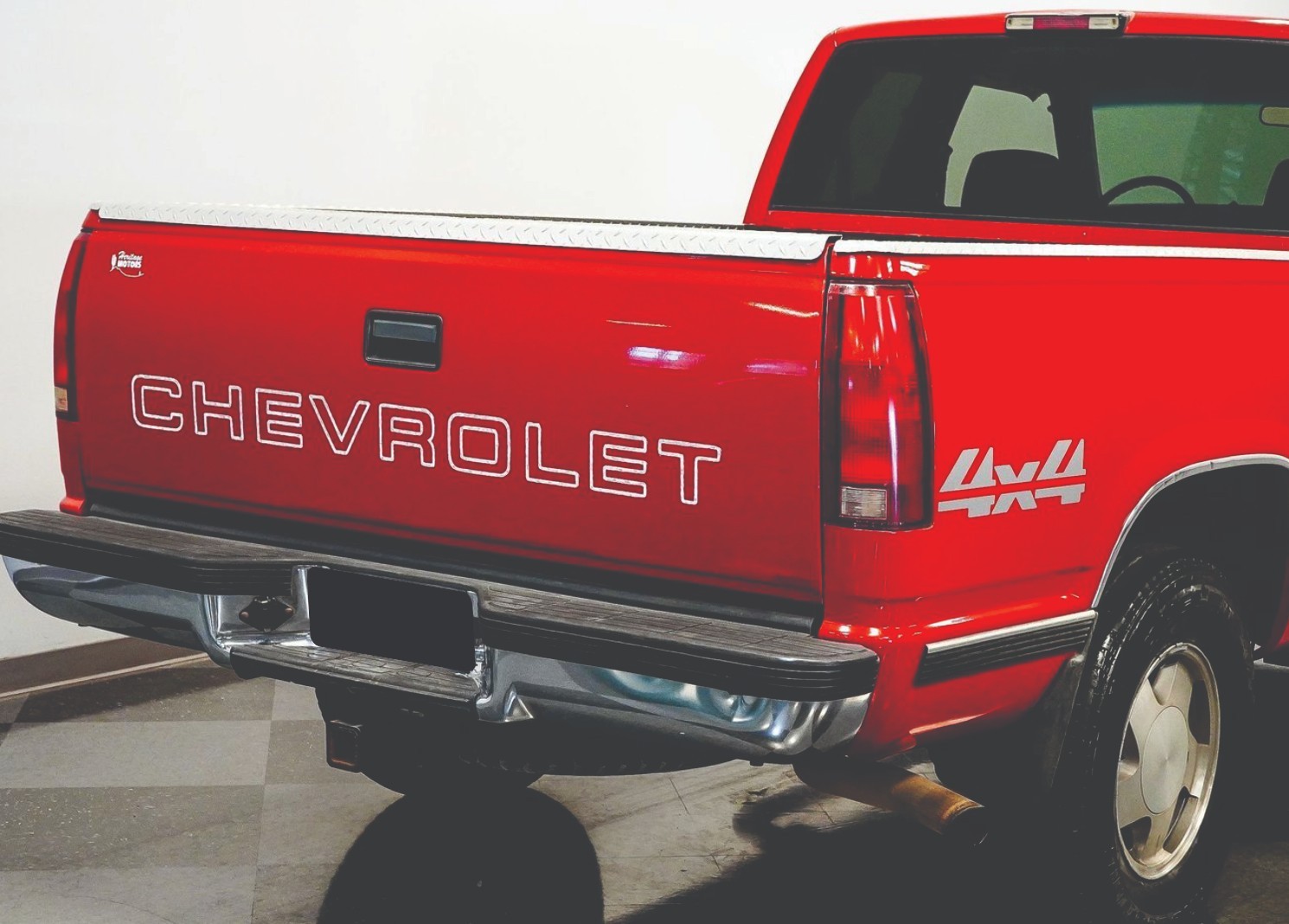 Fits CHEVROLET 89-98 Tailgate Truck Lettering 1500 Silverado Vinyl Decal