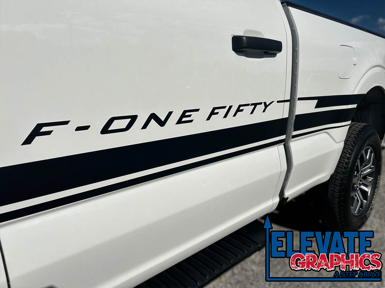 2021-2024 For Ford F150 Decals Side Race Stripes Vinyl 3M Stickers Graphics