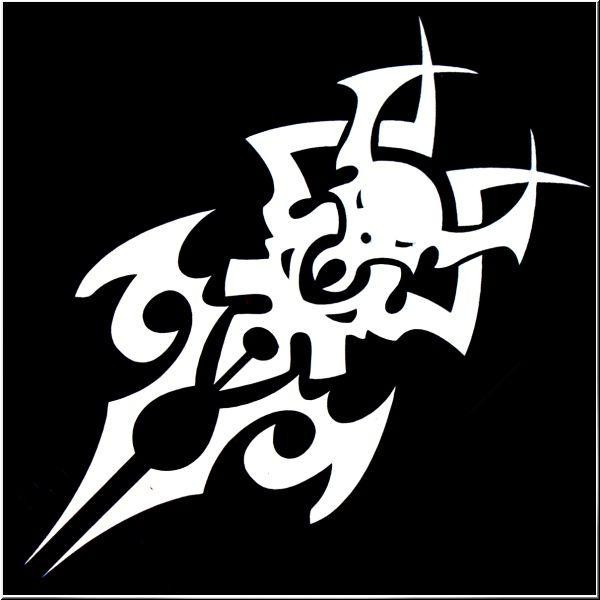 CAR MOTORCYCLE DECORATION DECALS STICKER SILVER TOTEM STICKER