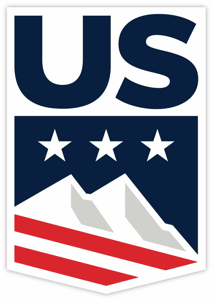US ski and snowboard team sticker decal 4″ x 5″