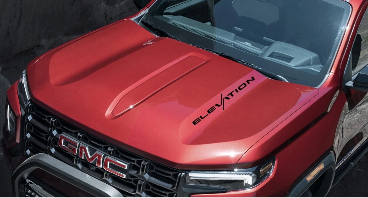 GMC Canyon Elevation Hood Lettering Decals 2023-2025 Set of 2 free shipping