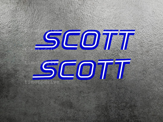 2x Scott Decals Stickers Enduro AHRMA Goggles Grips CR YZ RM OW SR KX Pick Size