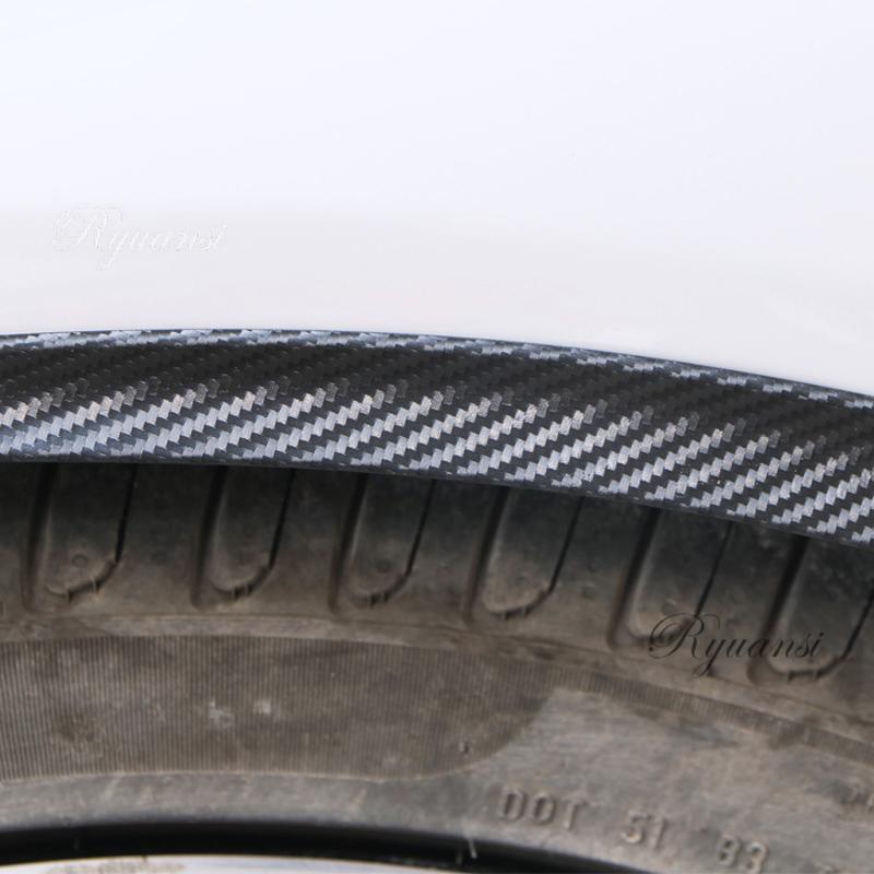2x Car Fender Flares Wheel Eyebrow Arch Extension Protector Moulding Trim Strip