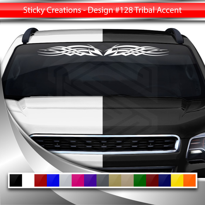 Design #128 TRIBAL CELTIC KNOT Windshield Decal Window Sticker Vinyl Banner Car