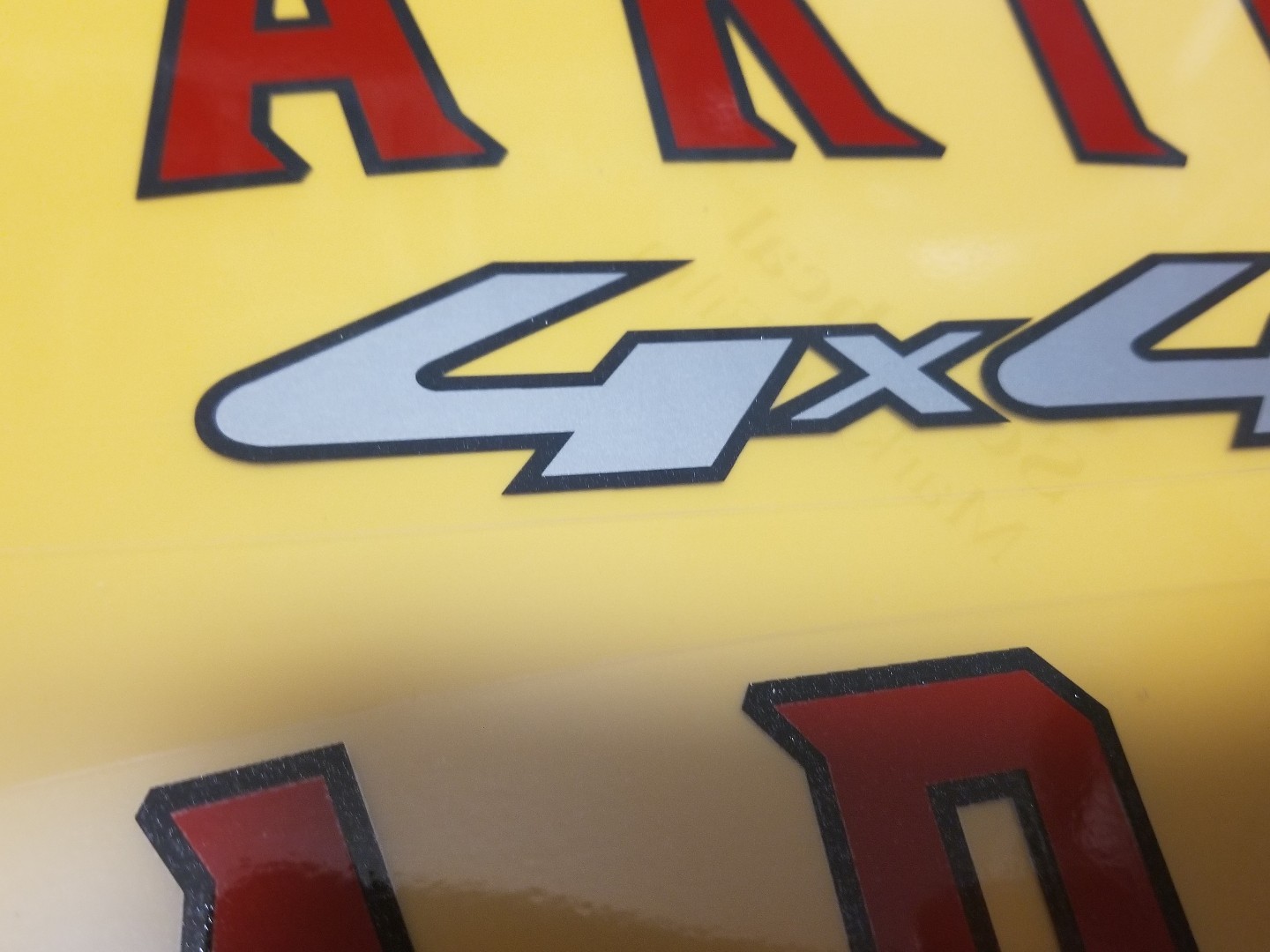 Pair Amarillo 4×4 Decals for 06 Ford Super Duty or other Makes TOP QUALITY