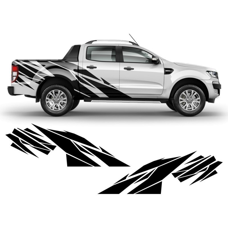 LDV Half Side Decal Kit Premium Air Release Vinyl Both Sides