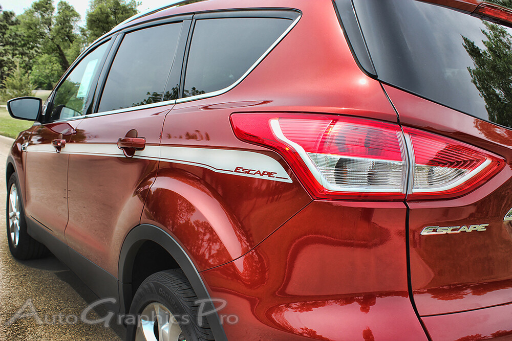 Ford Escape Decals Vinyl Graphics OUTBREAK Mid Body Stripe 3M Decal 2013-2019
