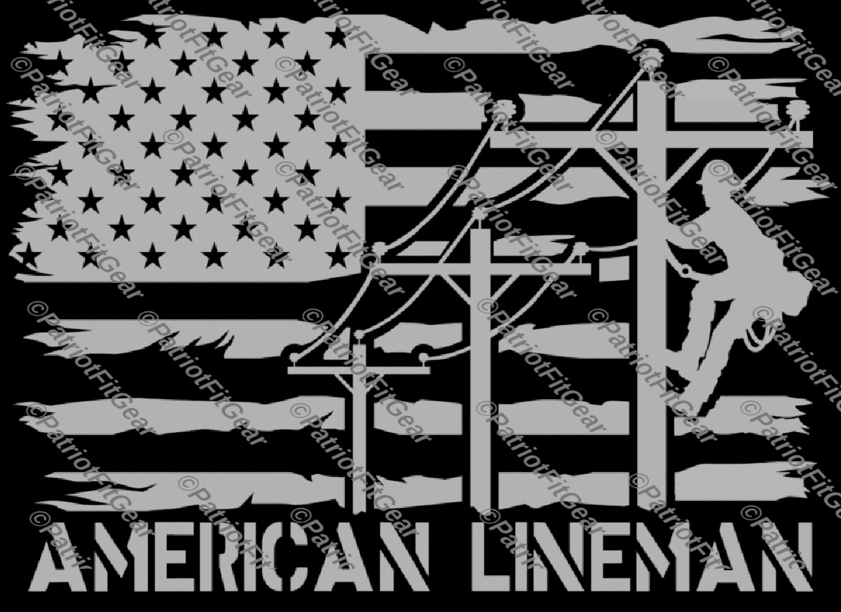 American Lineman,Line life,Line Work,Linemen,Got Power Thank A Lineman,Flag