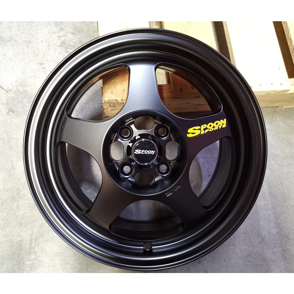 Rim Sticker Spoon Sports Sw388 1set(4pcs) AOW Nk Wheel Original Spec