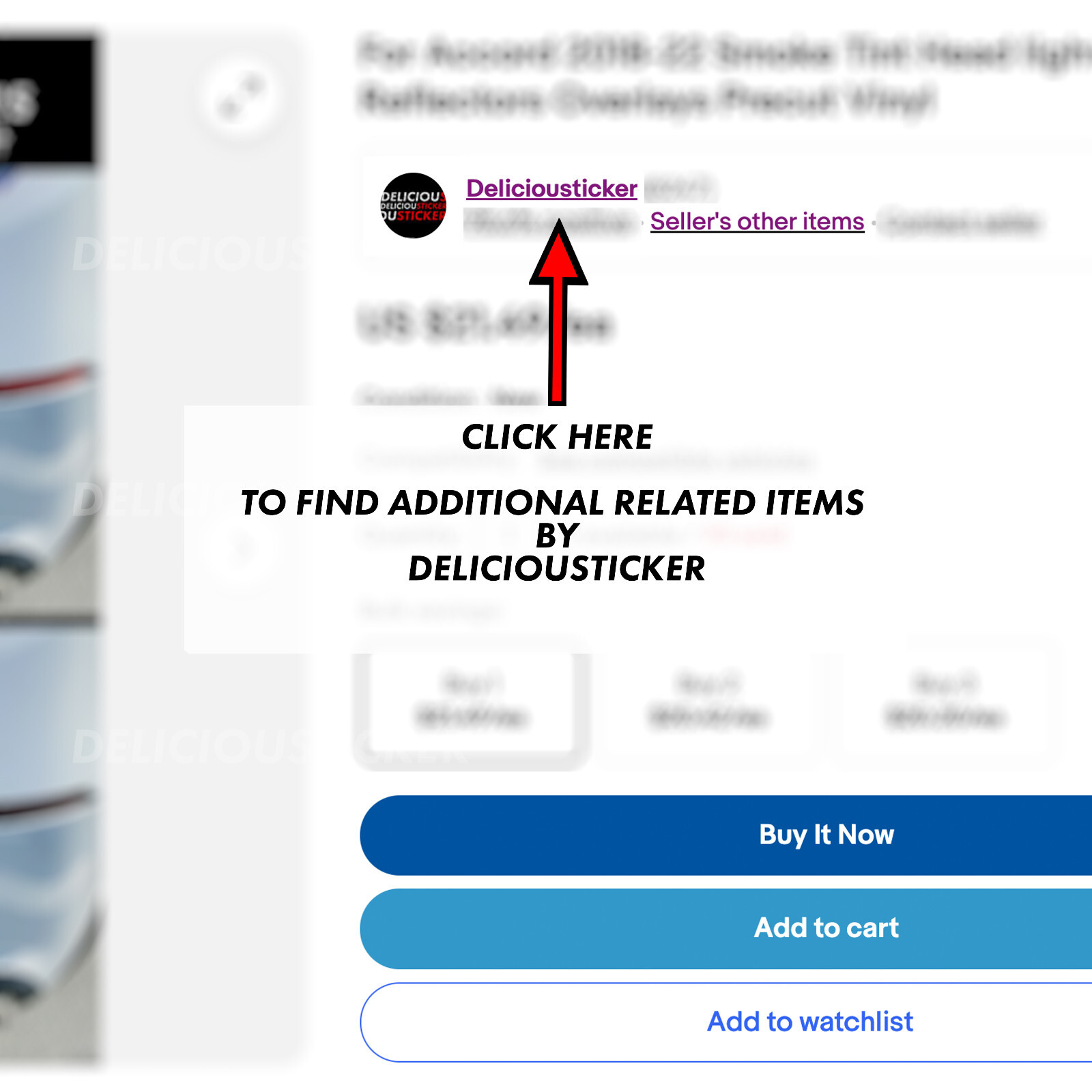 For Camry 2018-2024 Dark Smoke PreCut Tint Overlay Front Emblem Decal ppf Vinyl