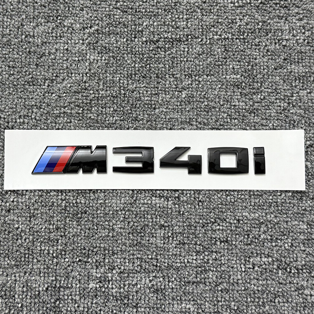 Gloss Black Trunk M Performance Emblem Fit BMW G20 3-Series M340i Sport Badge