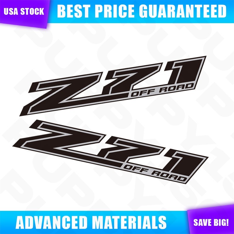 2014-24 For Silverado 1500 2500HD 3500HD Z71 OFF ROAD Side Stickers Accessories