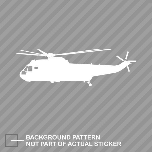 SH-3 H-3 Sea King Helicopter Sticker Die Cut Decal ASW