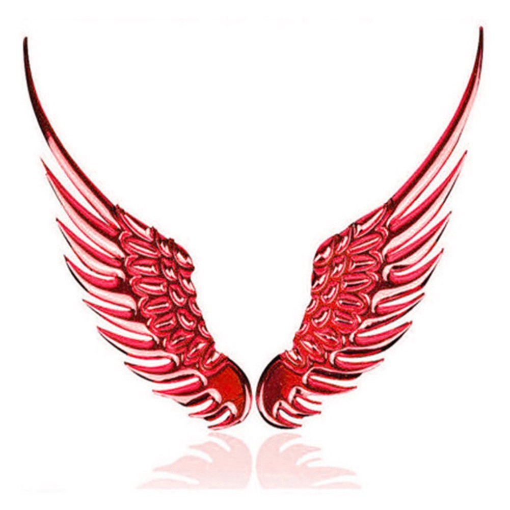 Unique 3D PVC Decal Car Motorcycle Wing Scratch Sticker Package Content for 2