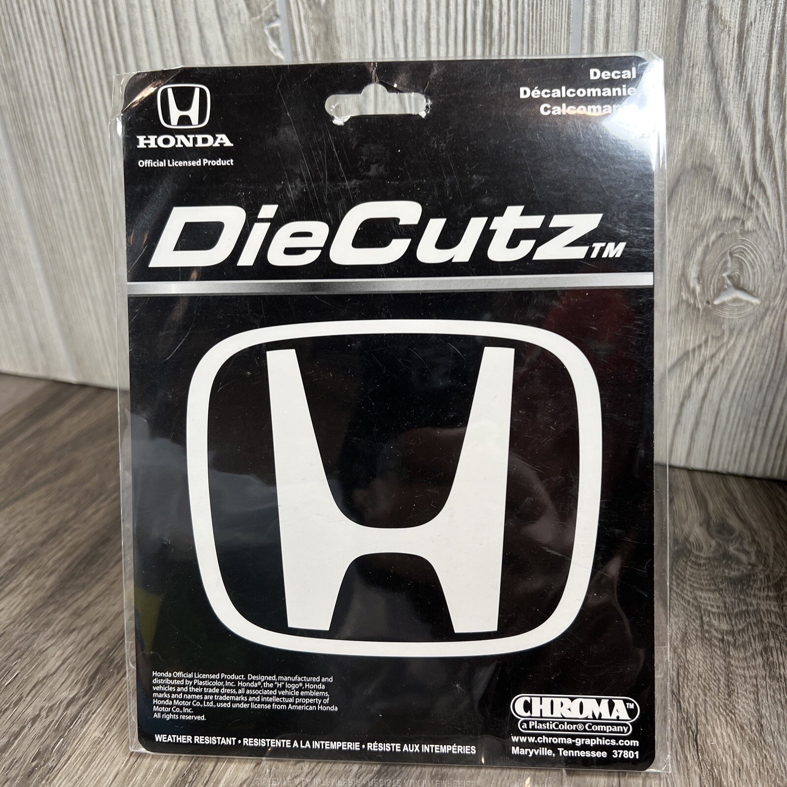 Honda – Decal – 4” x 5” – OFFICIAL LICENSED PRODUCT – White – Die Cut – Diecutz