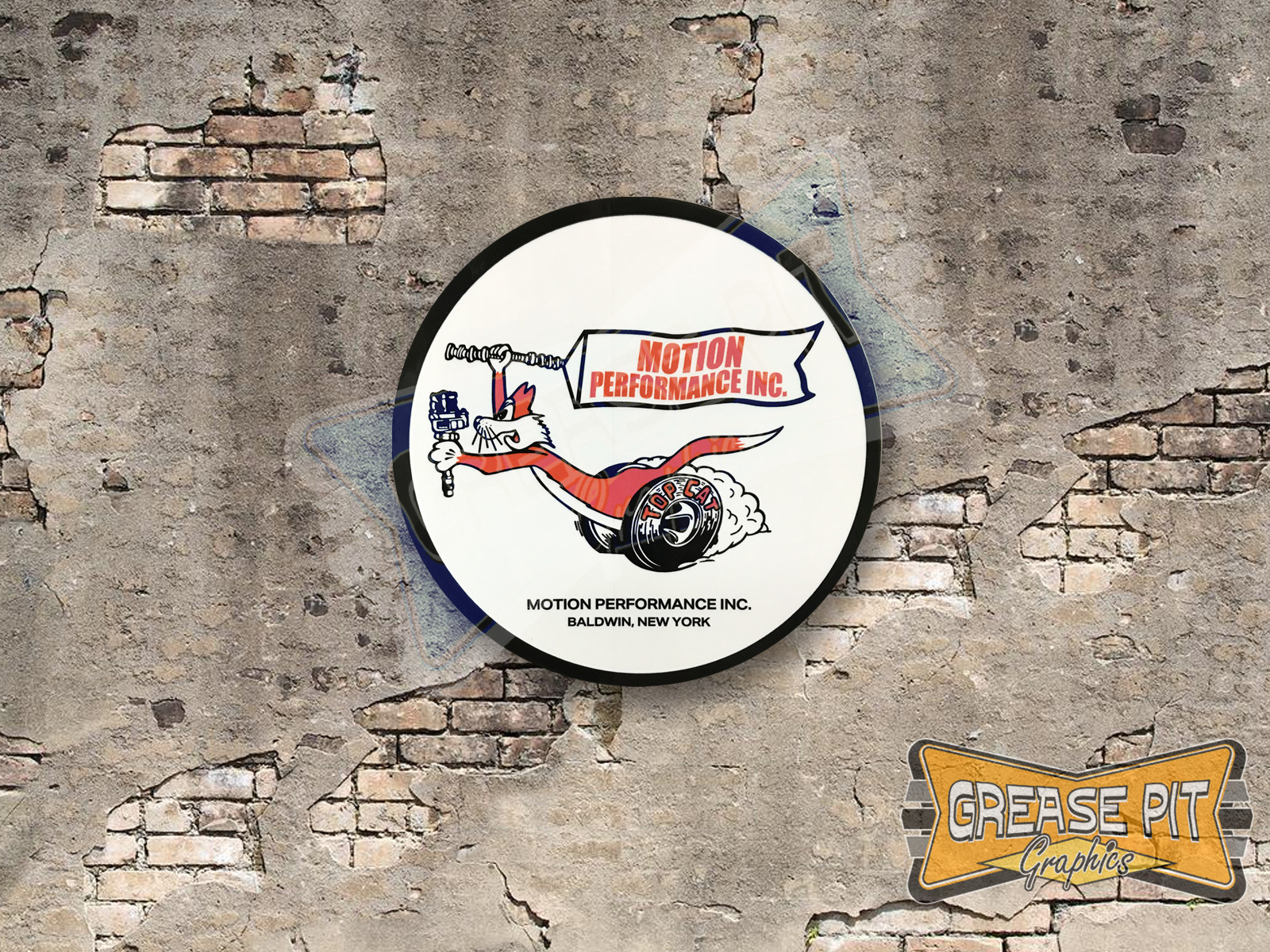 Baldwin Motion Performance “Top Cat” Sticker / Decal