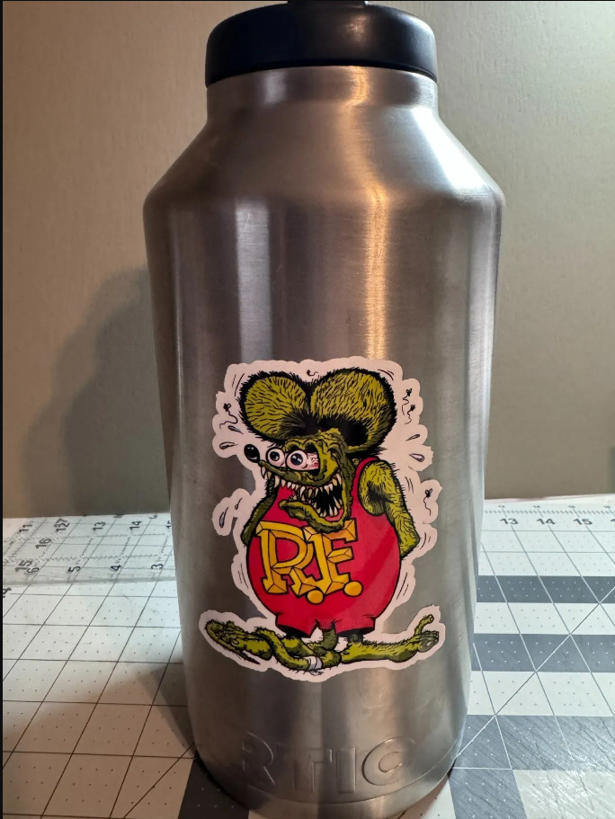 Rat Fink Mouse Vinyl Decal Multiple Sizes up to 14″ Free Shipping Free Tracking