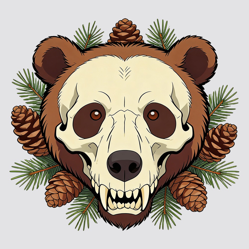 Animal Skull Stickers Vinyl Waterproof Customizable for Window Laptop Motorcycle