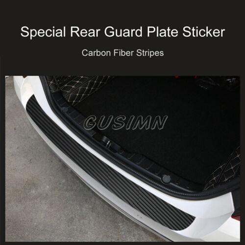 Rubber Car Rear Bumper Protector Trim Strip Trunk Sill Guard Scratch Pad Cover