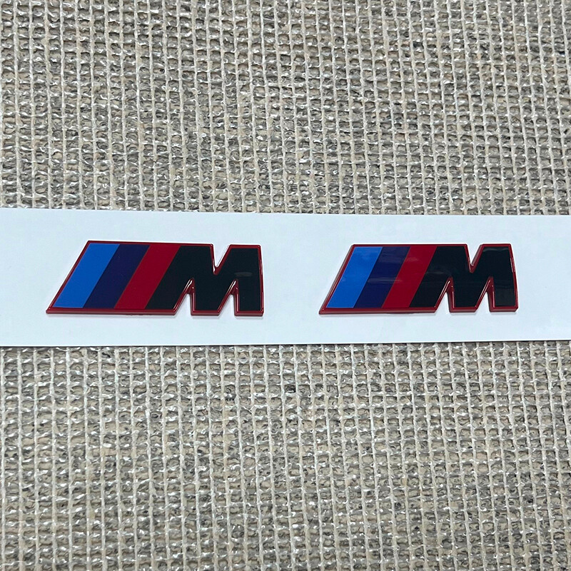 GLOSS BLACK for M320i + FENDER BADGE X2 CUSTOM REAR LETTERING 1 SERIES 3 Series