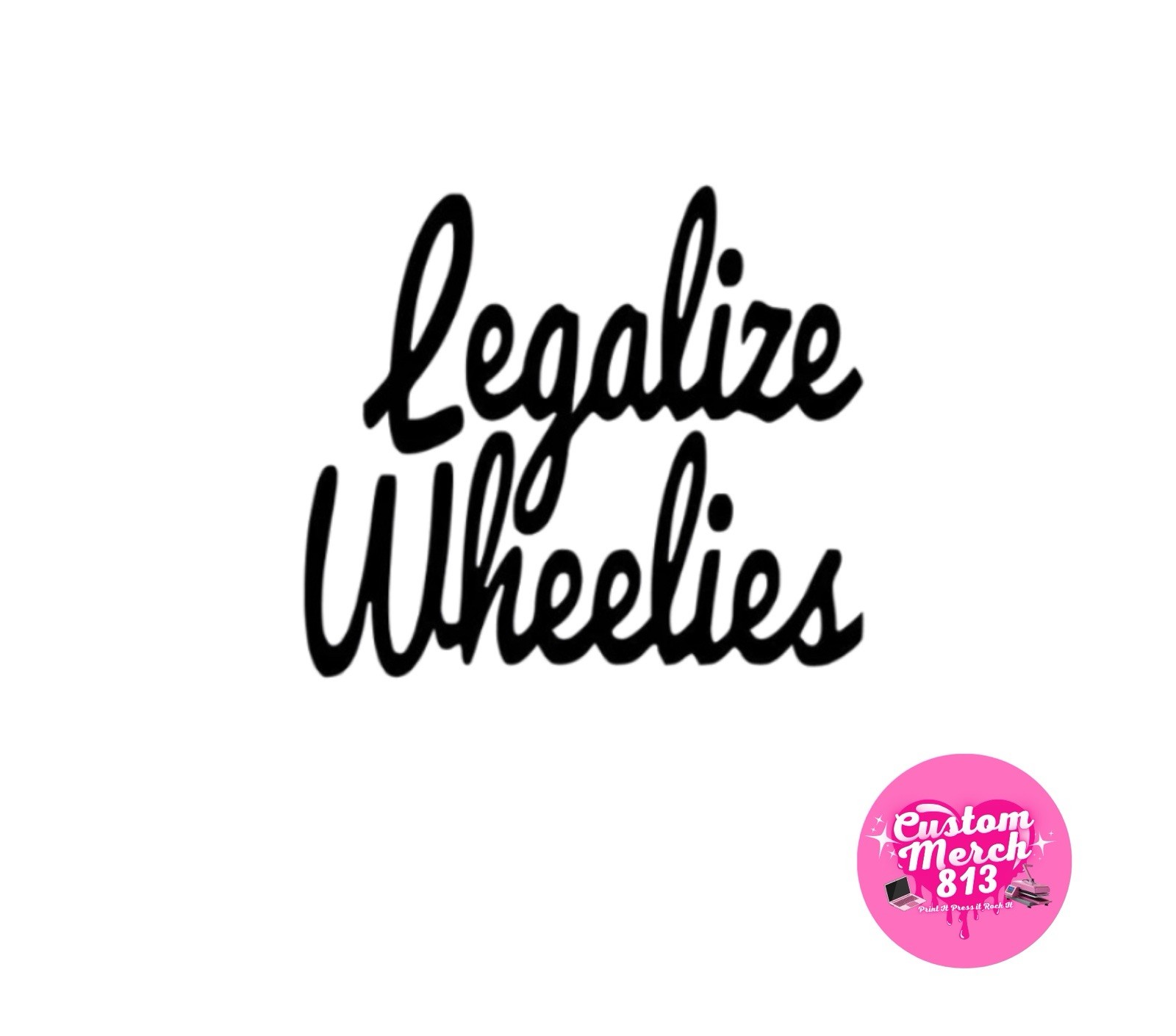 Bike Life Decal Wheelies Sticker Car Motorcycle Laptop 3inx3in