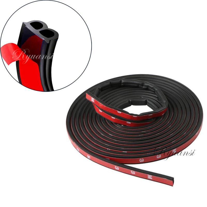B-Shaped Door Rubber Weather Seal Hollow Strip Weatherstrip Car Accessories