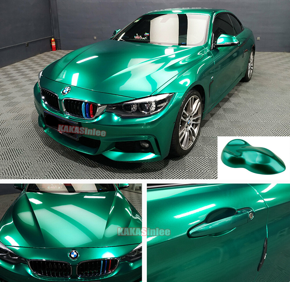 Full Car Wrap / Metal Pearl Glossy Sparkle Chrome Vinyl Film Sticker Air Free US