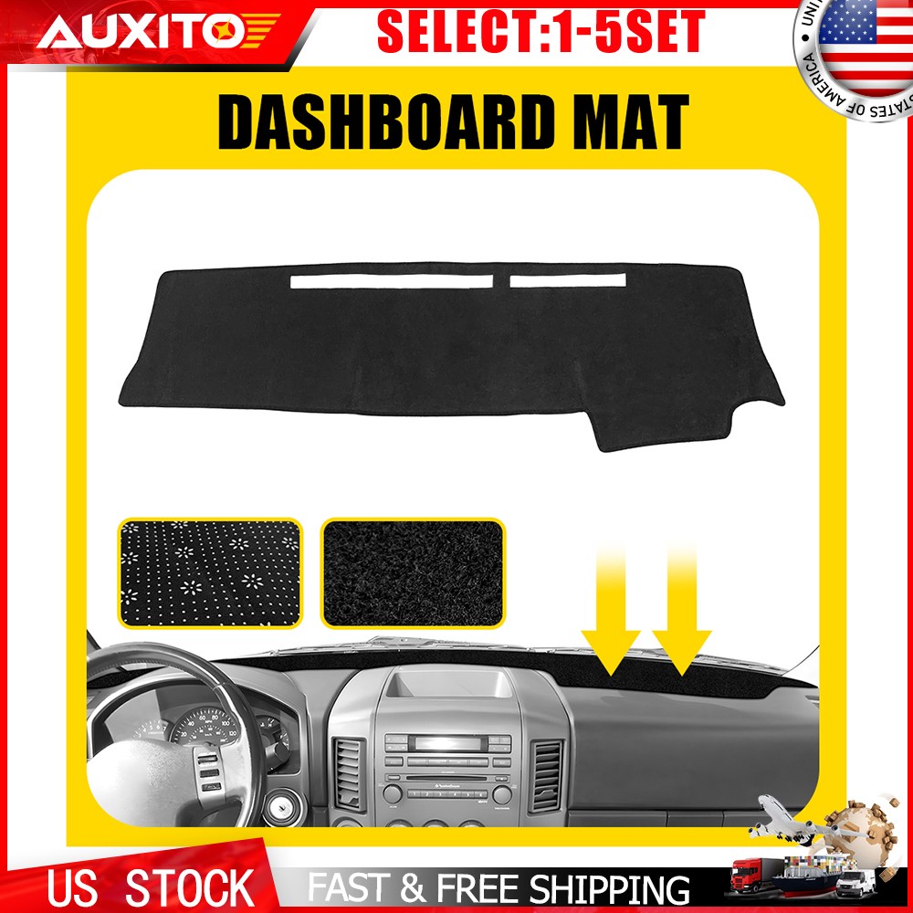 For Nissan Titan 2004 2005 2006 2007 2008 2009 2010 2011 12 Dash Mat Cover 1-5X