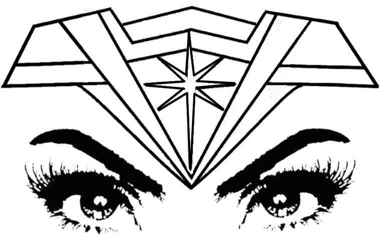 Vinyl Decal Car Truck Sticker – DC Wonder Woman Eyes You Pick Size & Color