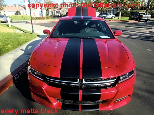 FOR DODGE CHARGER 2015 & UP 10″ Racing Stripes Vinyl Graphics Decal 36 FEET