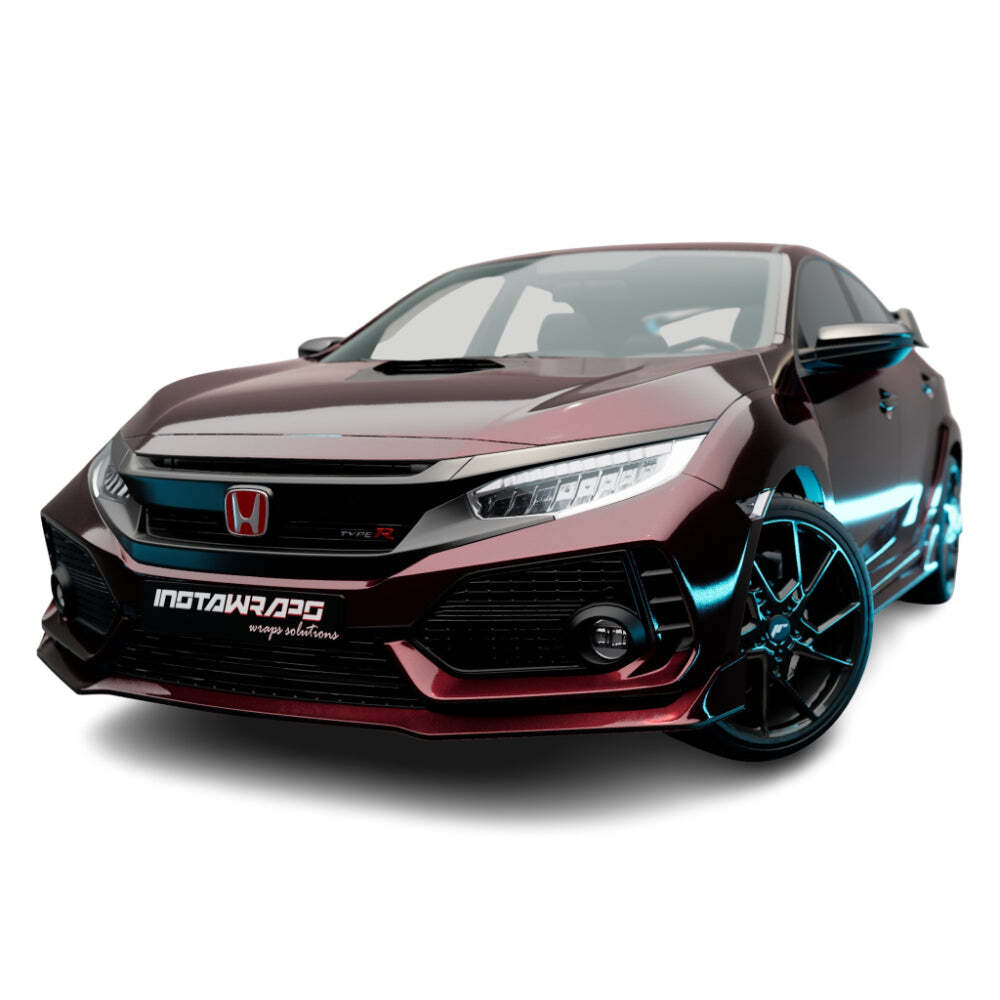 KPMF K75400 Gloss Midnight Crimson Bloom Metallic Vinyl Car Wrap Film | K75447