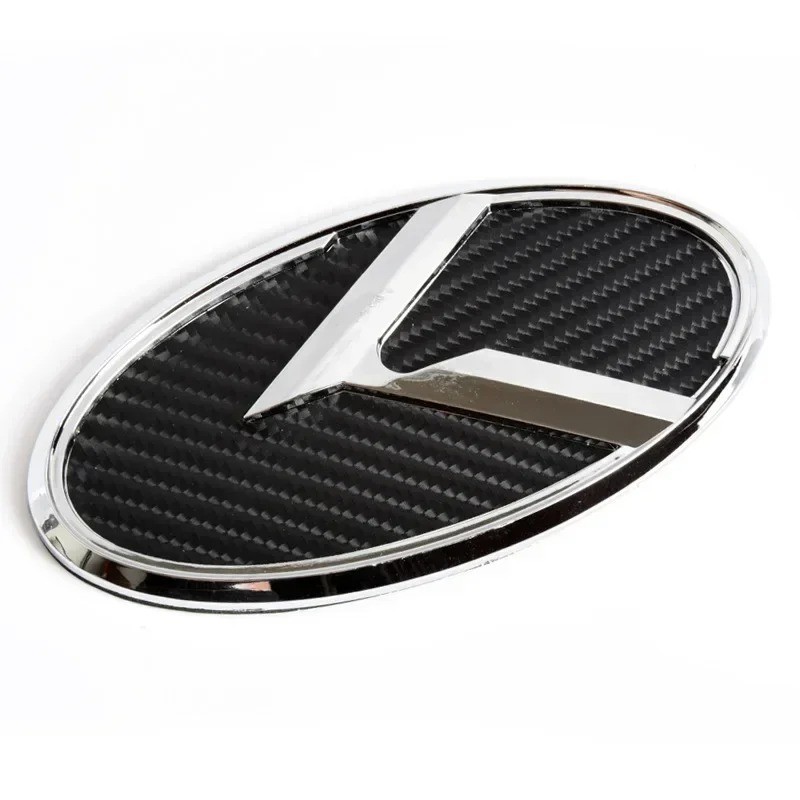 1Pcs X 3D ABS K Logo Car Front Hood Rear Trunk Logo Emblem Badge Stickers for Ki