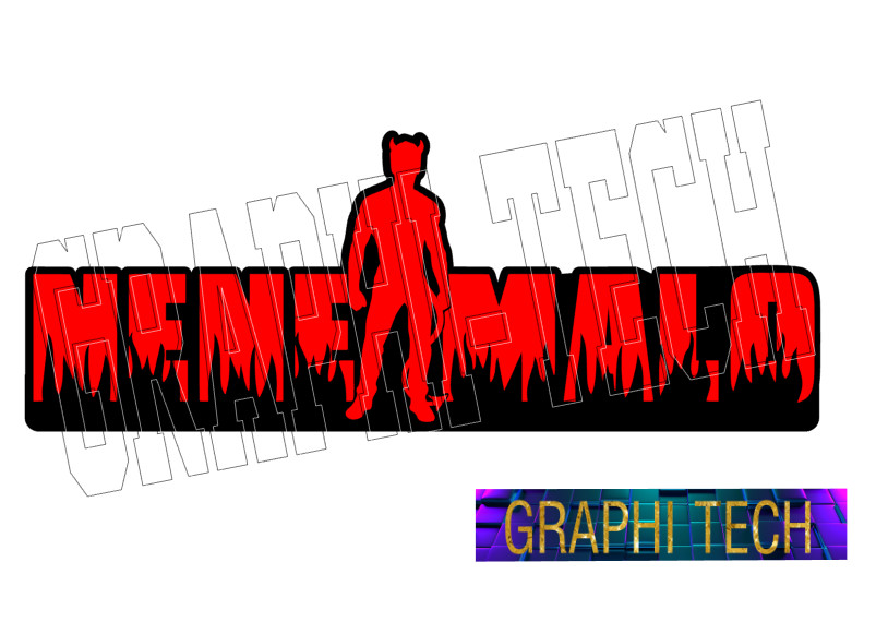 NENE MALO TOXICO DIABLO SEXY STICKER CALCOMANIA DECAL CALCA PEGATINA 18″ 👍