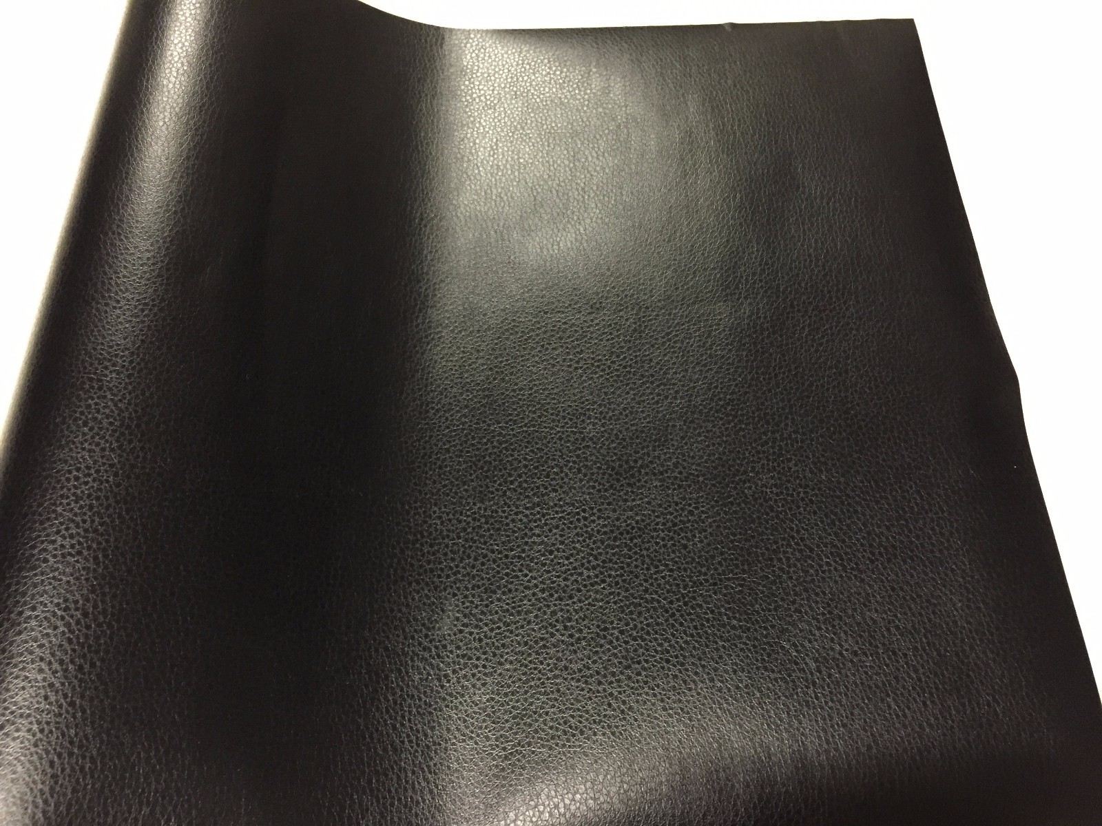 1FT x 5FT Black Faux Leather Texture Vinyl Car Wrap Film Sticker Decal Sheet