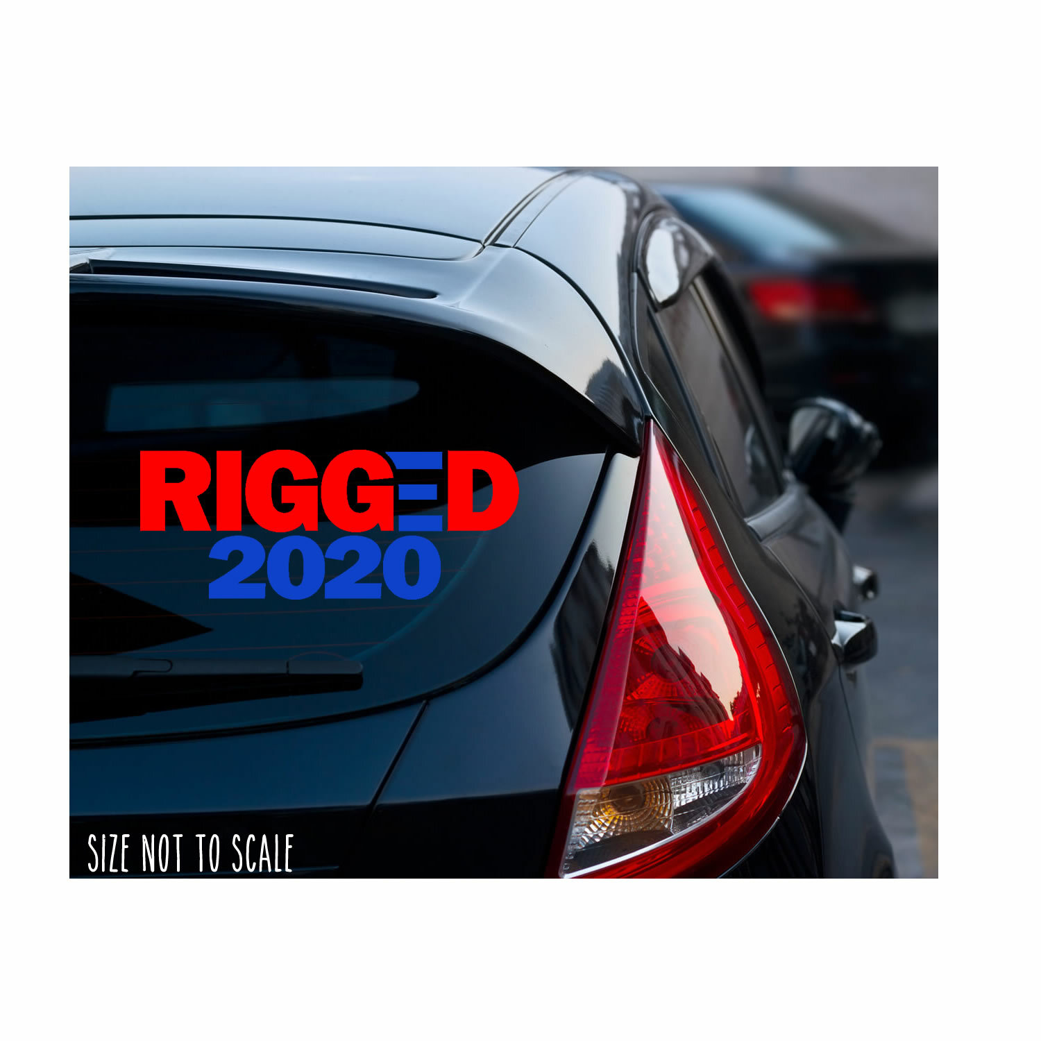 Rigged 2020 Election Trump Biden Sticker Decal Choose Size
