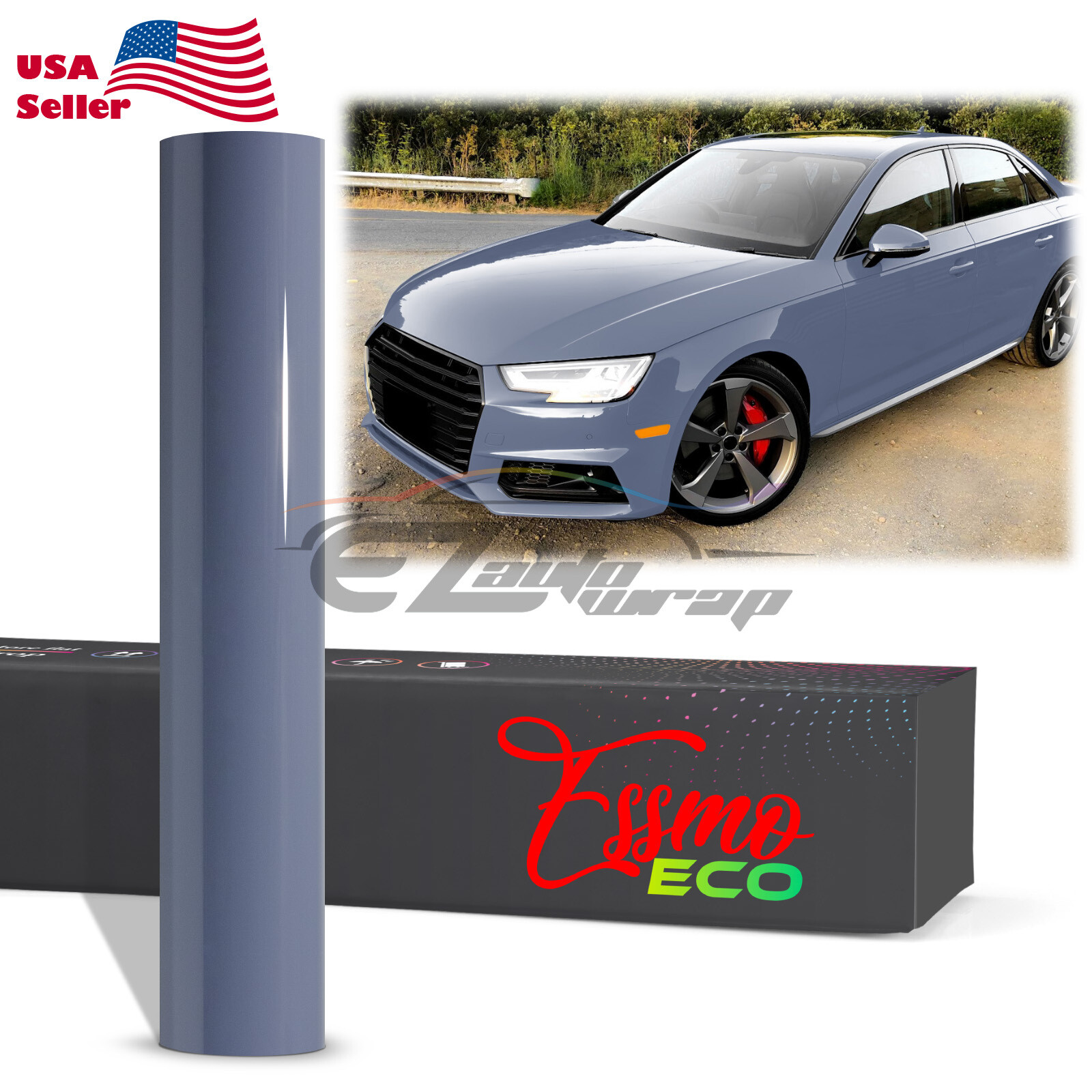 4″x8″ Sample PPF Paint Protection Film Gloss Space Gray Invisible Scratch Shield