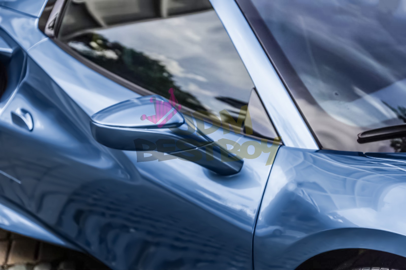 Liquid Metallic Glacier Blue PPF TPU Paint Protection Film Dry Wet Vinyl Wrap
