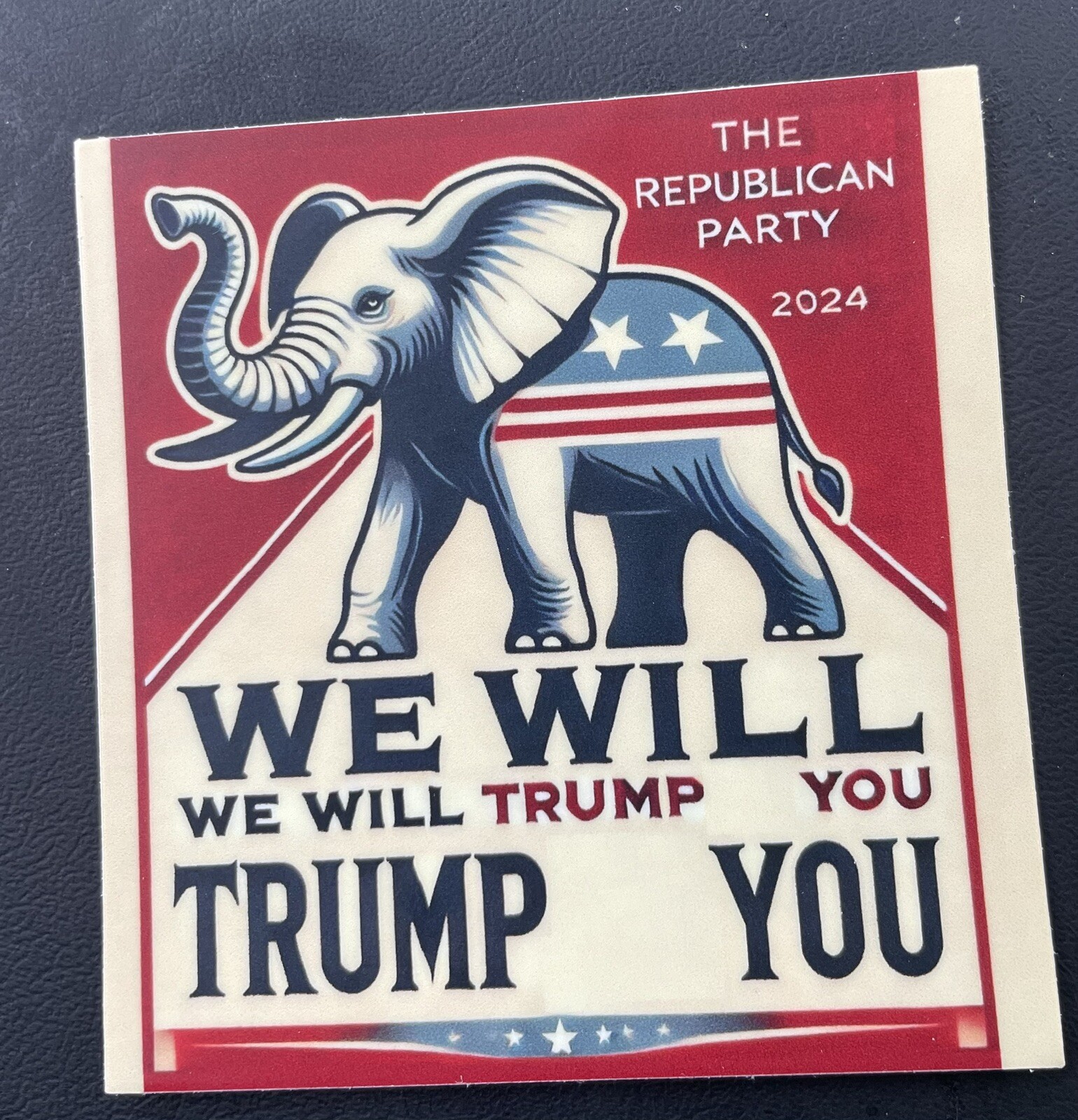 TRUMP VANCE 2024 Bumper Sticker | Vinyl | Water-resistant