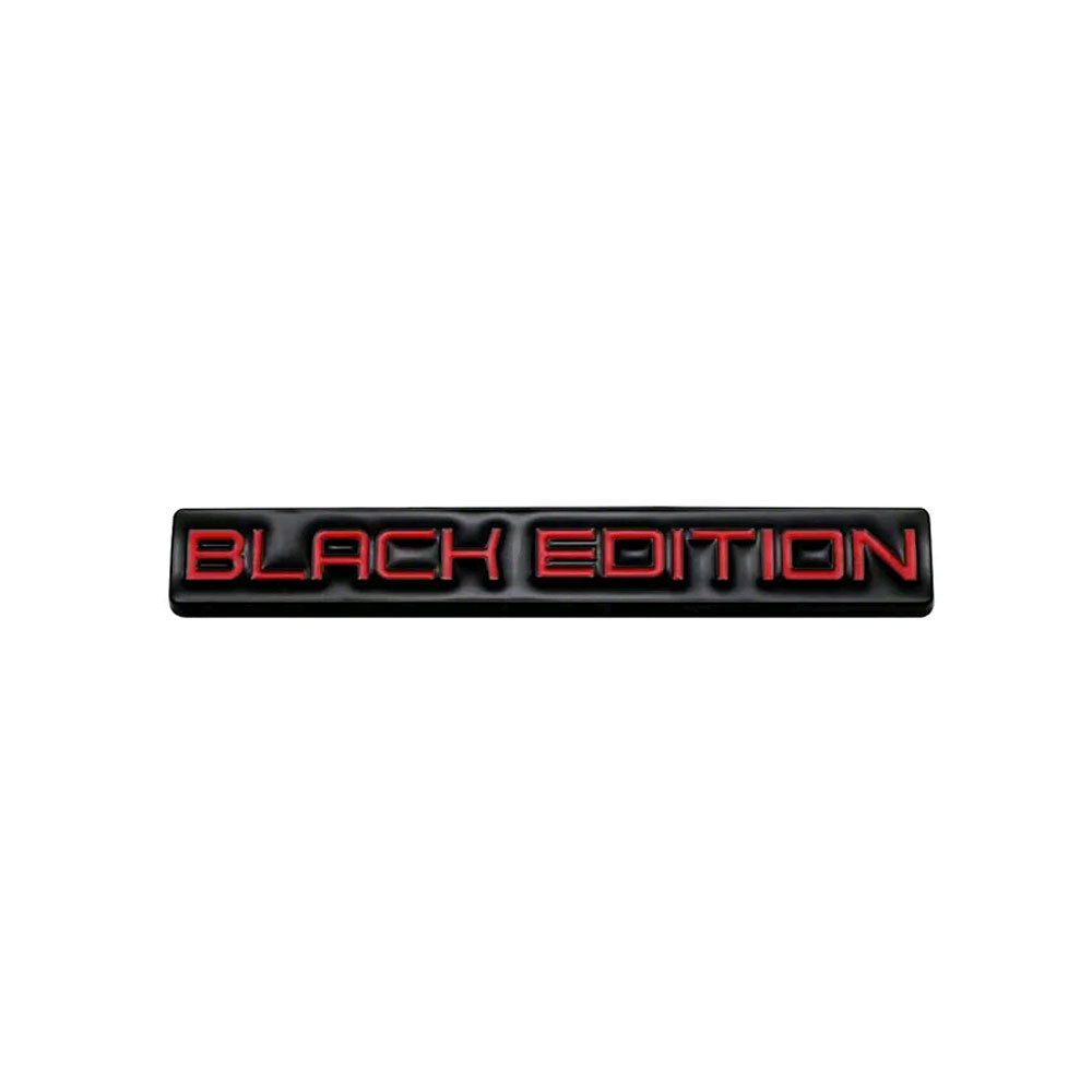 Black Edition Logo Emblem Badge Car Rear Tailgate Decal Sticker Accessories