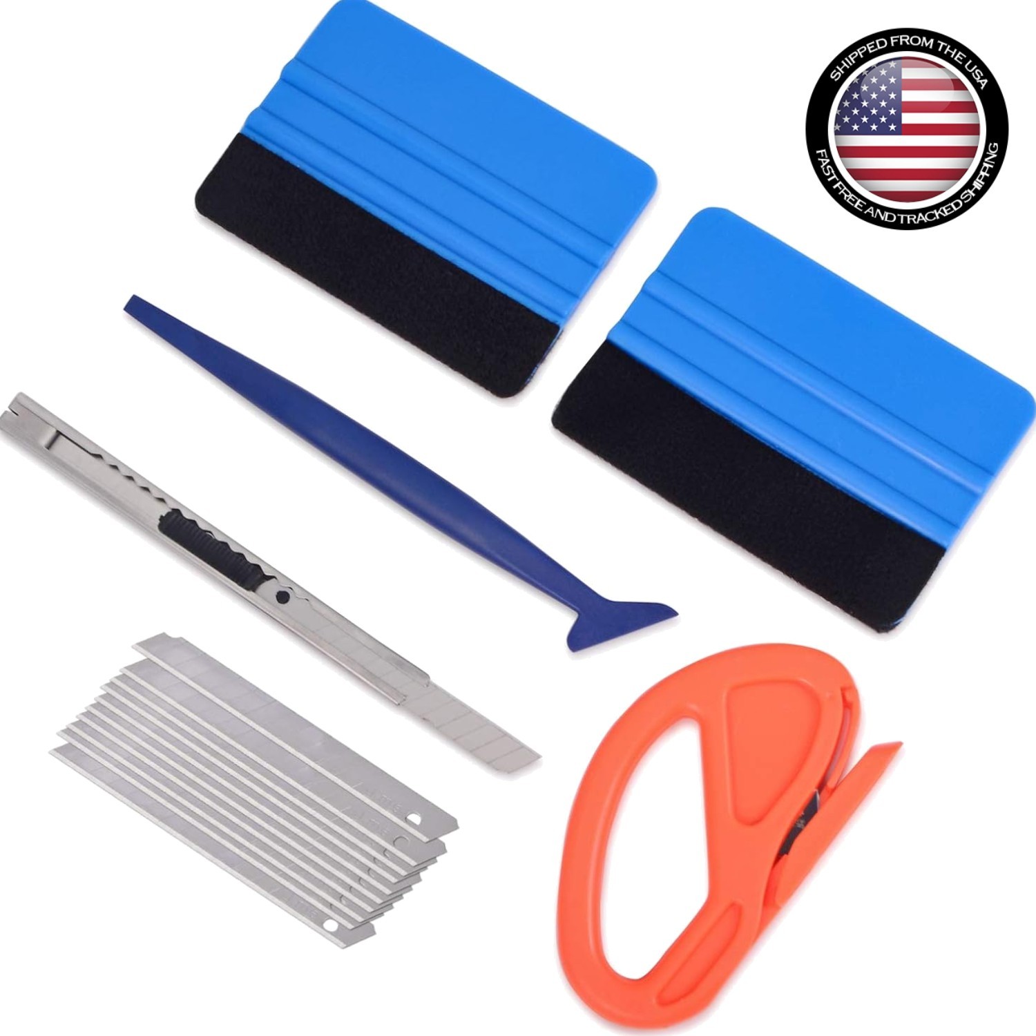 Comprehensive Vinyl Wrap Tool Kit for Window Tinting – Complete Car Wrapping Set