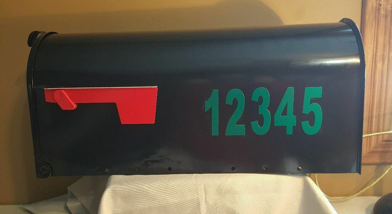 Mailbox Numbers 2.5″ HIGHLY Reflective Vinyl Address Number 2 SETS various color