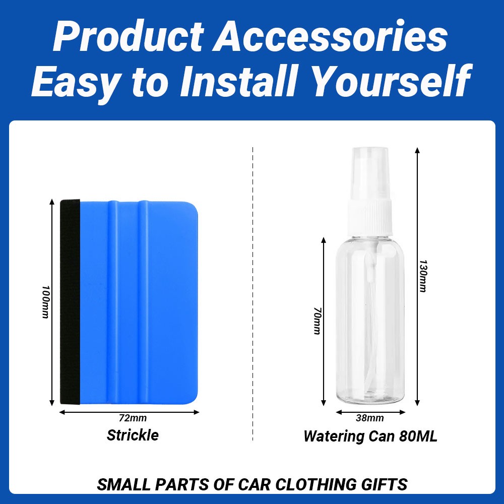 For Cybertruck Precut PPF Paint Protection Film Wrap Change Liquid Metal Blue