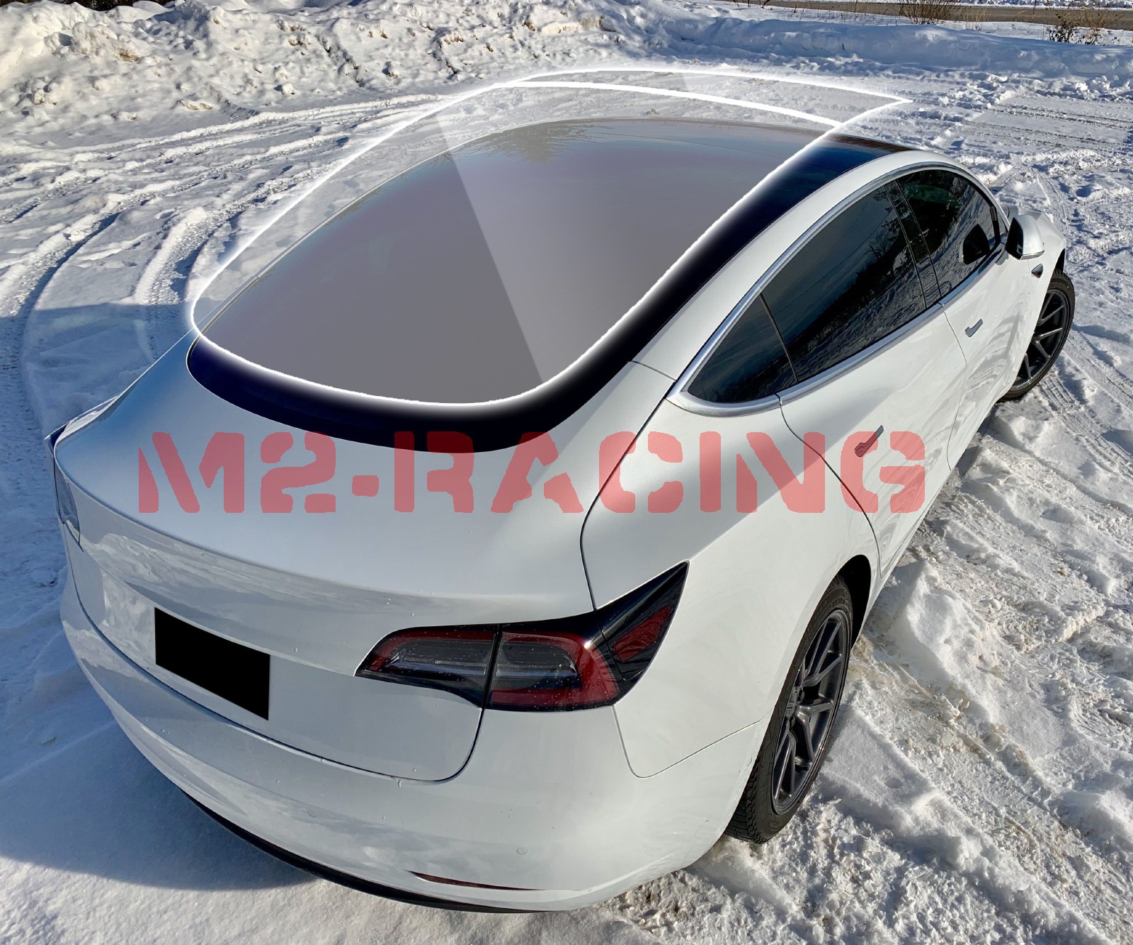 TPU Essmo Security Clear Glass Car Auto Sunroof VLT70% UV99% Windshield Sunshade