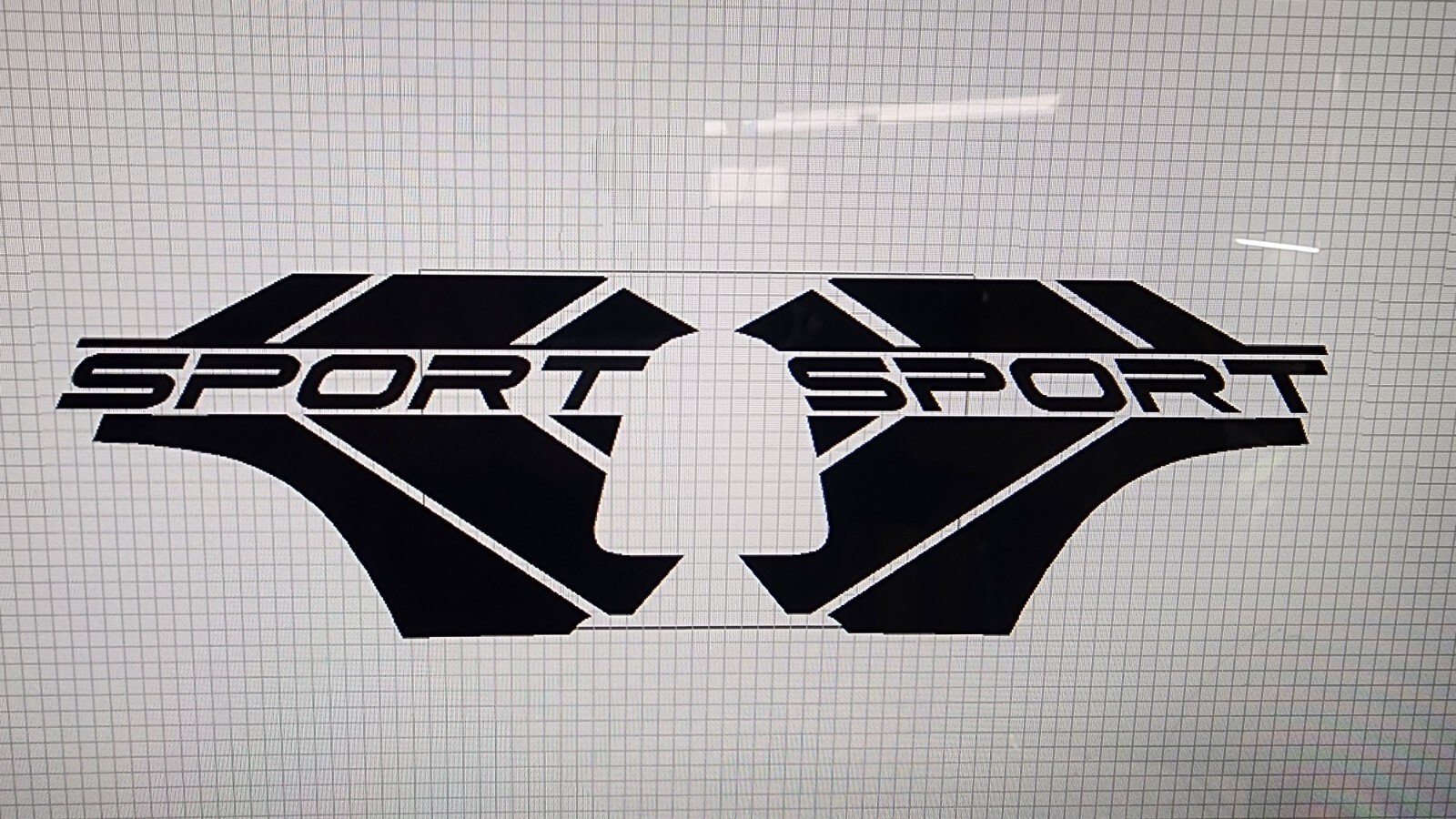 COMPATIBLE WITH DODGE RAM SPORT BED GRAPHICS VINYL DECALS BEDSIDE REAR